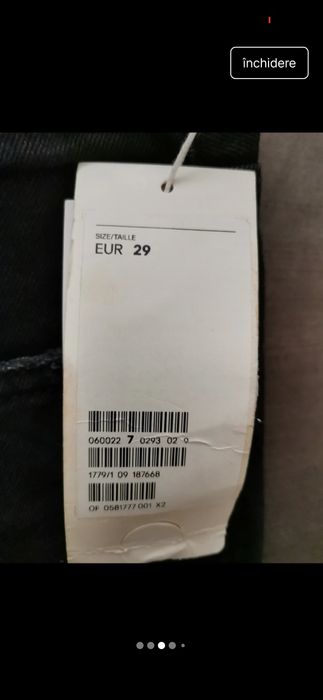 Blugi  H&M 29 noi