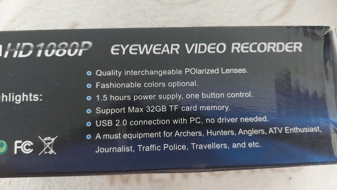 Ochelari cu Mini Camera Spion,Spy, Full HD, filmează, poze