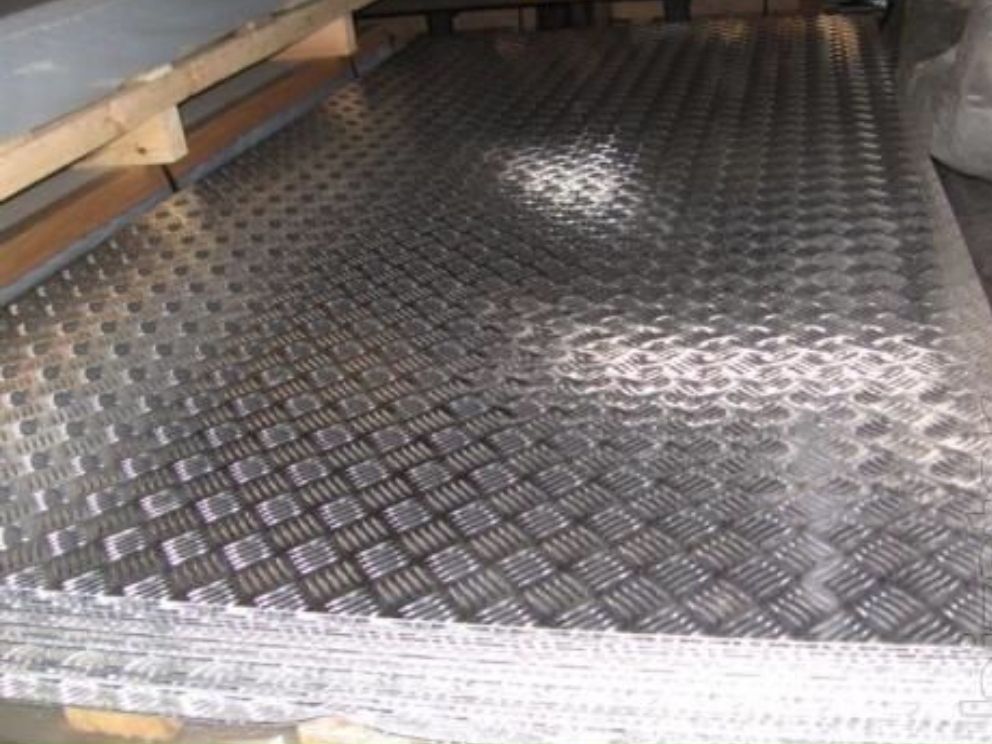 Tabla aluminiu striata Quintet 2x1000x2000 antiderapanta antialunecare