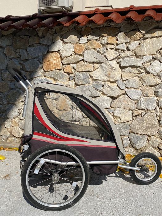 Детска количка Рикша за две деца