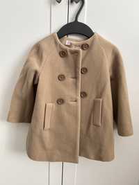 Детское шерстяное пальто для девочек Zara