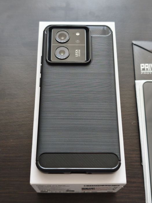 Xiaomi 13T Pro Black 512GB 12GB RAM cu Husa Neagra si Folie Sticla Noi