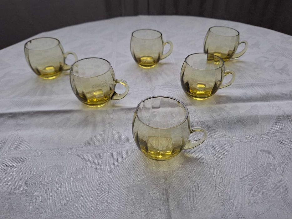 Pahare pentru tuica (bauturi spirtoase)  vintage