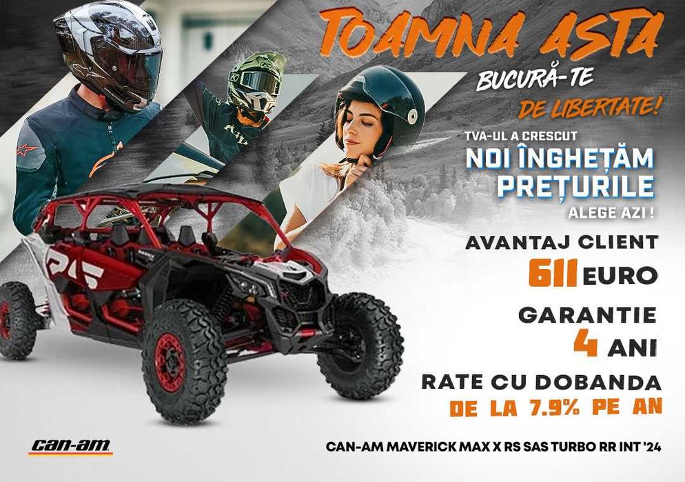 SXS Can-Am Maverick MAX X RS SAS Turbo RR INT '24