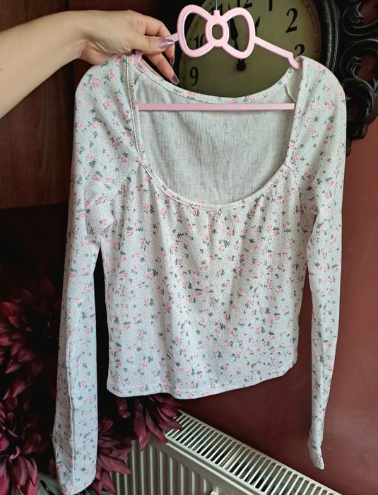 Bluza bumbac bluza maneca lunga top mulat dama