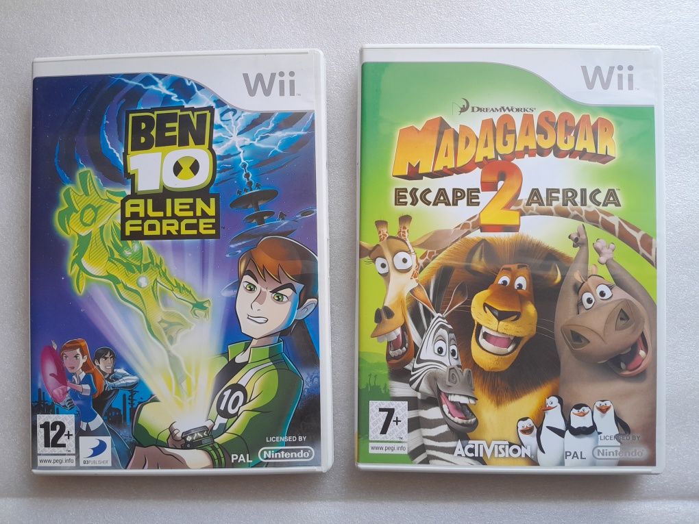 Компютърни игри Wii Nintendo Madagascar и Ben 10