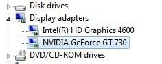Видеокарта gt 730 2 gb от Axel .