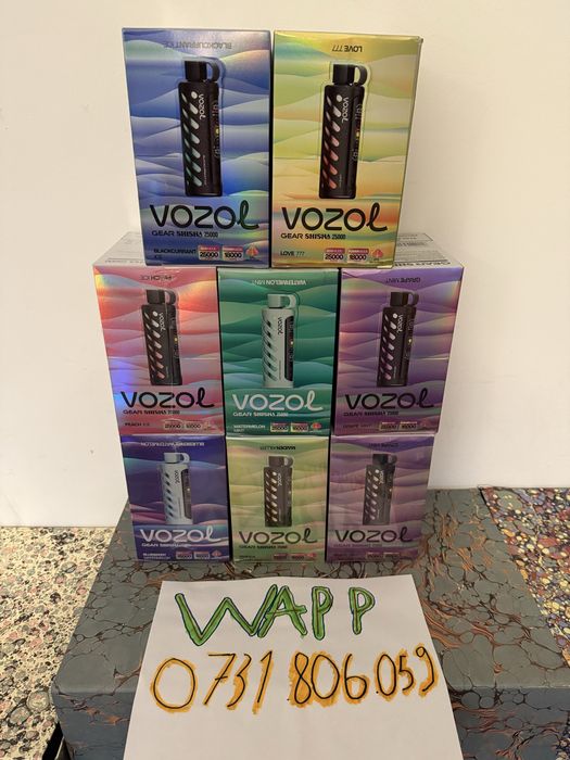 Narghilea vape vozol gust extrem intens 25.000