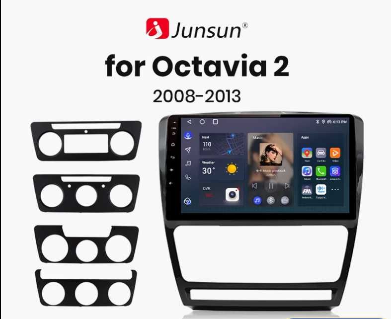Navigatie Dedicata Skoda Octavia 2 8Gb Ram 128GB