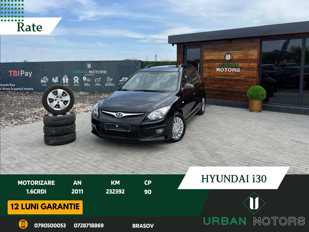 Hyundai i30 1.6 CRDi Classic ,Geamuri El,Clima,Euro5, GARANTIE/RATE