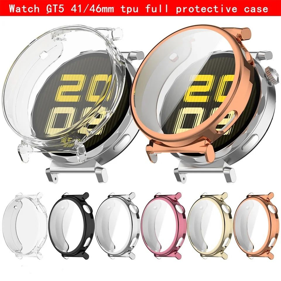Huawei Watch GT5 GT5 Pro 41 42 46 / Мек TPU силиконов кейс с протектор