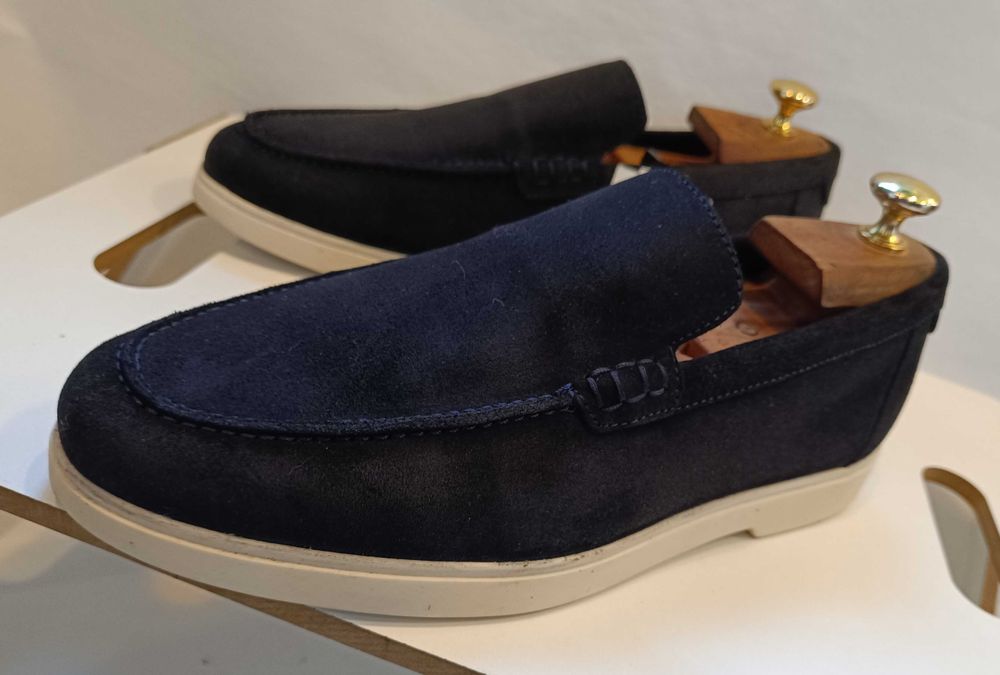 Pantofi sport casual 43 41 42 mocasini slip on ZARA NOI piele naturala