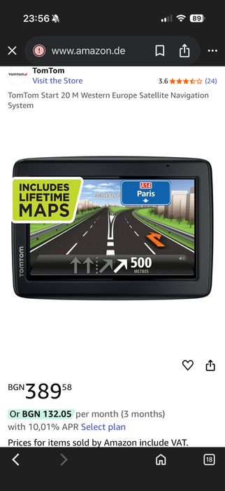 TomTom Start 20 M с free lifetime updates