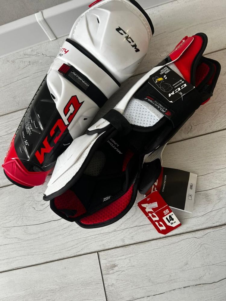 Щитки хоккейные ссм jetspeed
