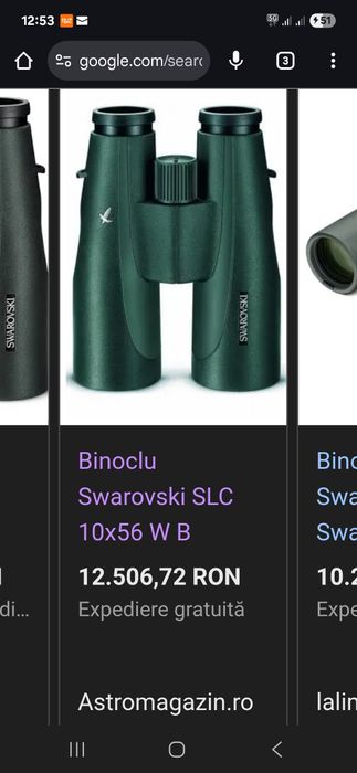 Binoclu Swarovski SLC 10x56