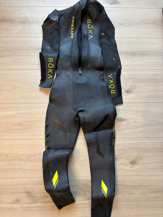 ROKA Costum triatlon din Neopren Men's Maverick Pro II Black/Acid Lime