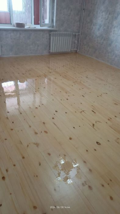 Шлифовка пол паркет палубний пол реставратсия укладка ламинат бамбук