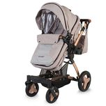 Carucior transformabil 3 in 1 Coccolle Ambra Rose Gold