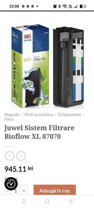 Filtru intern profesional acvariu
