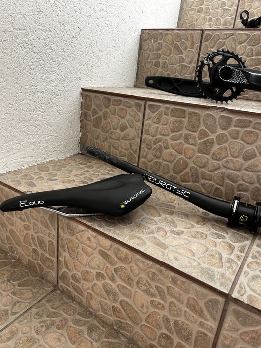 Ghidon BURGTEC Ride Wide Enduro, 31.8mm, 15mm rise, Aluminiu, 760mm