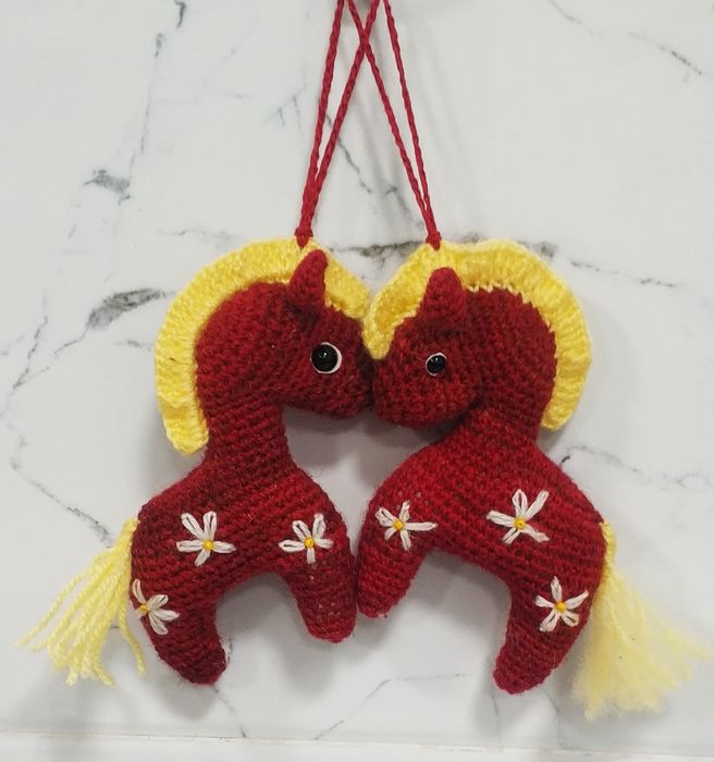 Вязаные игрушки.