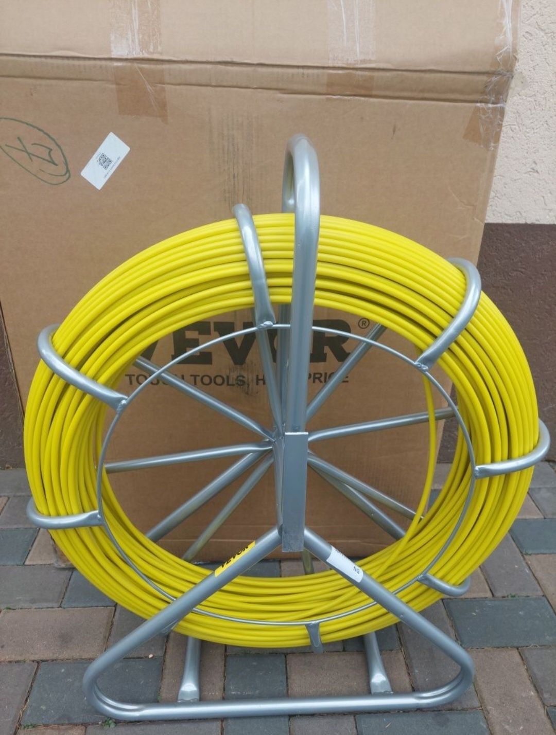 8mm x 150m sonda, tragator , sarpe pentru cabluri fibra optica ftp utp