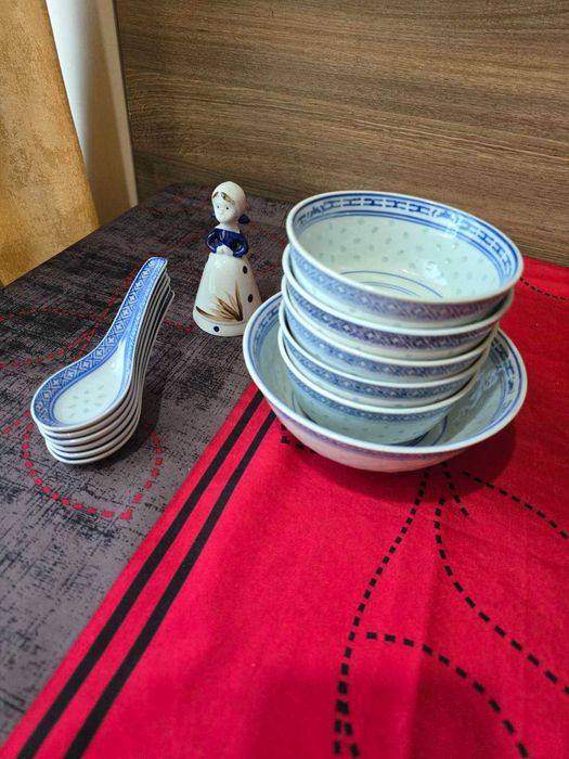 Китайски порцеланов оризов порцелан