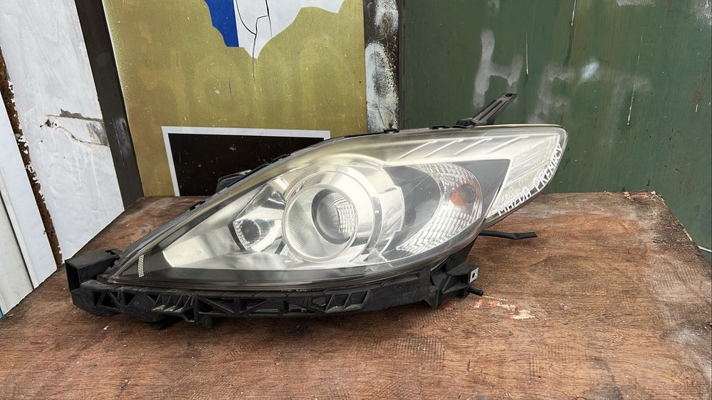 Фара мазда примаси фара mazda 5 бампер вентилятор радиатор мазда 5