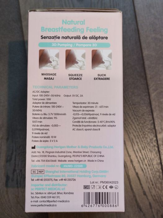 Pompa san electrica Perfect Medical ca nouă PM-36