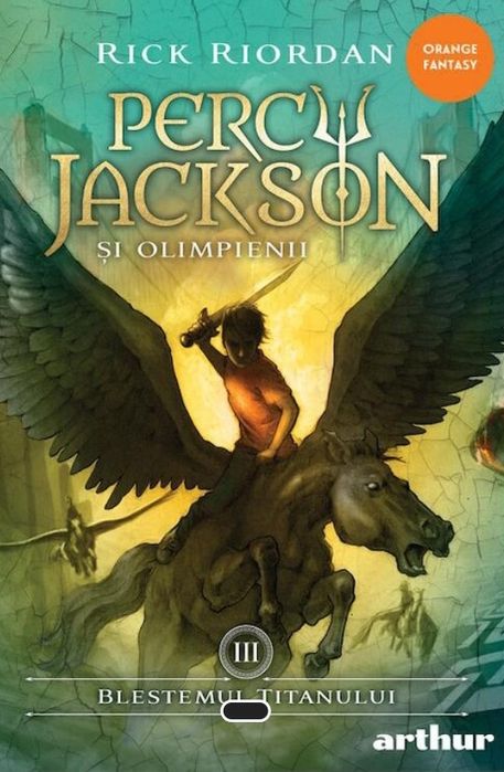 Vând carte ,, Percy Jackson și Blestemul Titanului" nouă