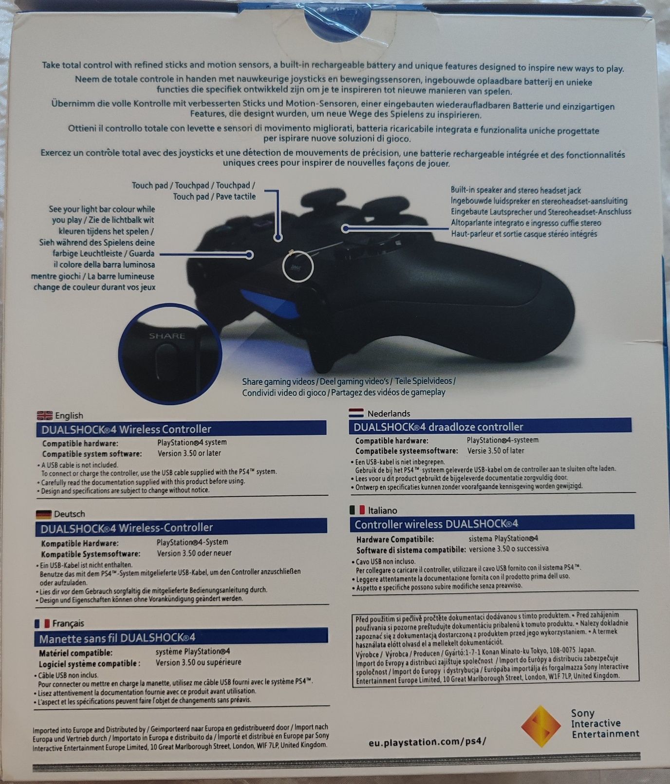 Джойстик SONY PlayStation 4 контролер