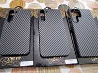 Galaxy S23,S23 Plus,S23 Ultra,A54,A34,A53  тънък гръб с карбонов ефект