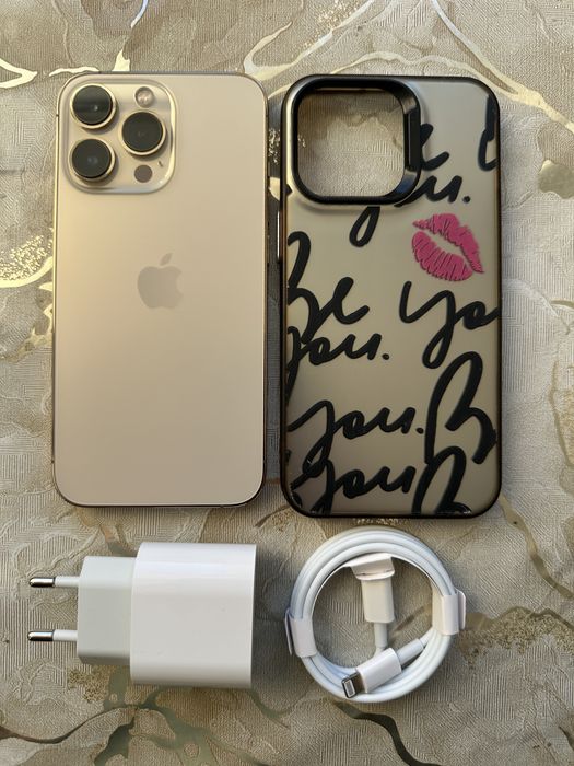iPhone 13 Pro Gold, 256Gb, impecabil