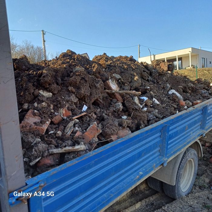 Transport nisip, pietriș, pământ de Criș,  ridic  moloz
