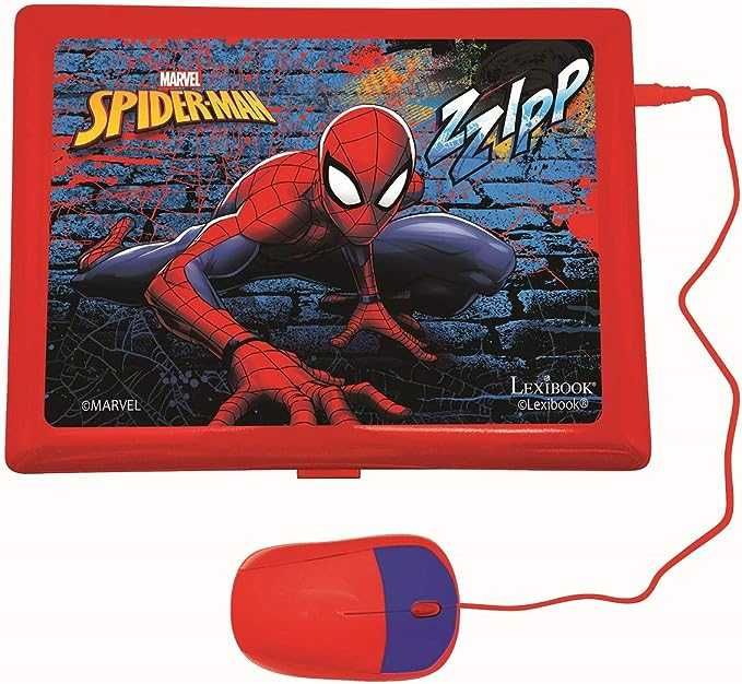 Laptop educational Lexibook Spiderman, 124 de activitati