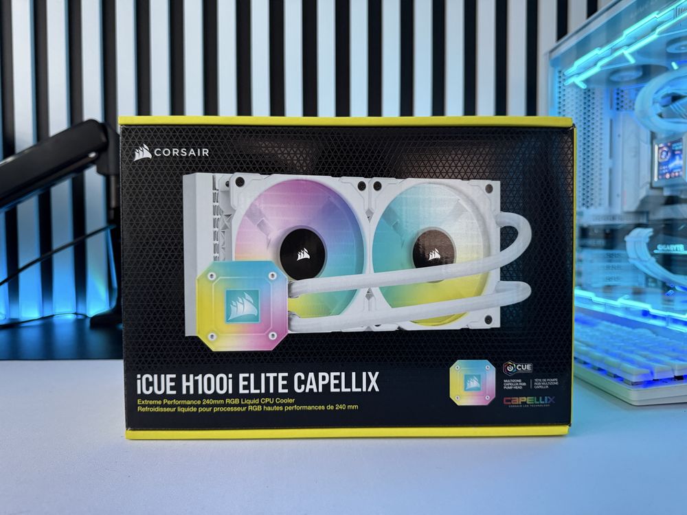 Водно охлаждане Corsair ICUE H100i ELITE CAPELIX