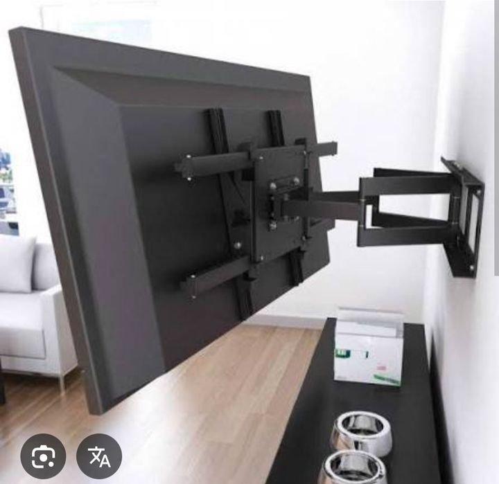 Установка кранштейнов телевизора-монитора