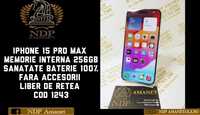 NDP Amanet Brăila iPhone 15 Pro Max 256gb (1243)