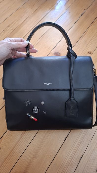 Черна, дамска чанта Saint Laurent