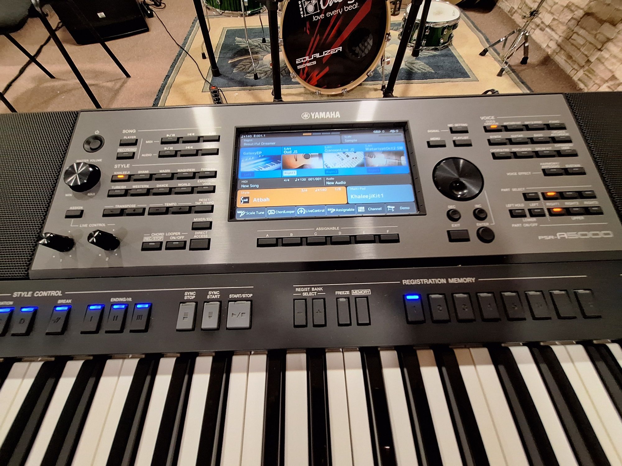 Клавир korg yamaha psr-a5000