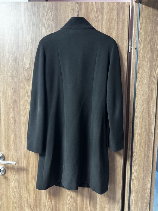 Дълго дамско палто от естествен кашмир