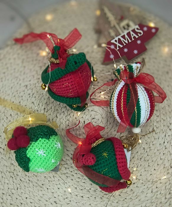 Плетени играчки за Коледа