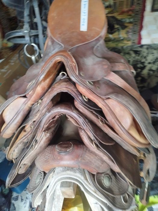 Șa de piele echitație călărie