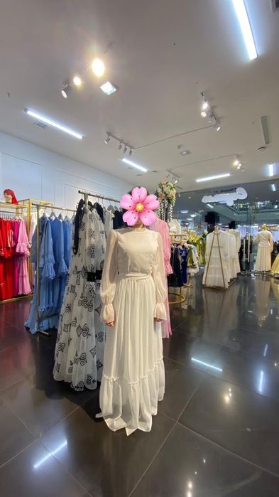 Платье +жакет в казахском национальном стиле