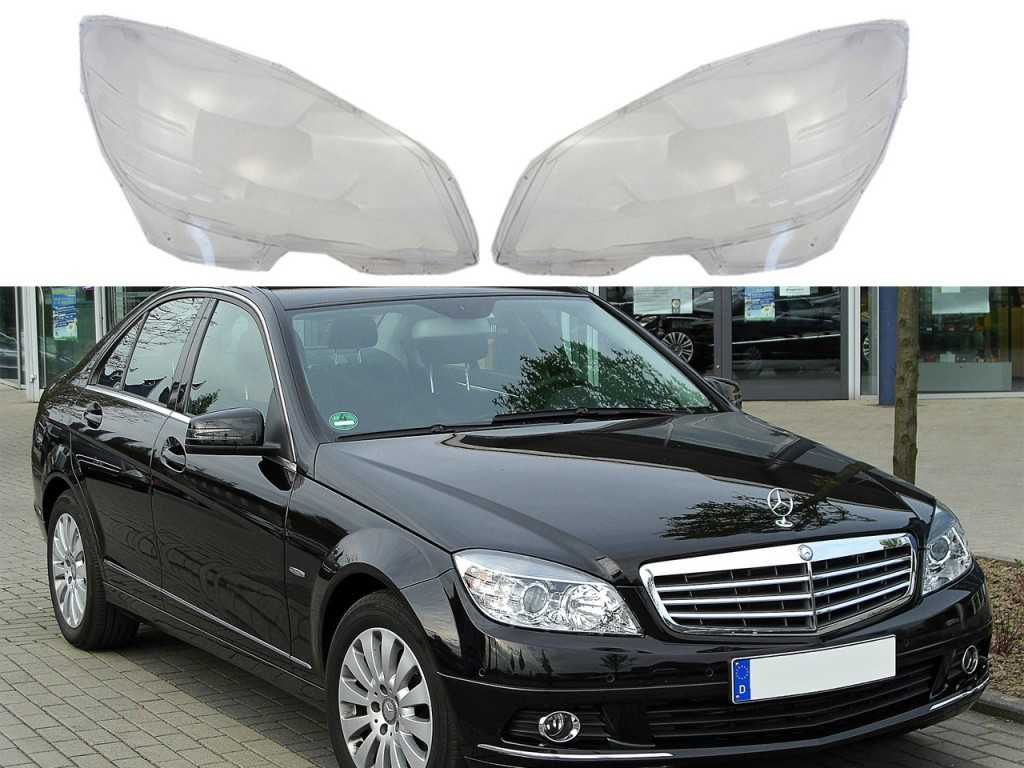 Комплект Стъкла за фарове на Mercedes C-Class W204 (2007-2011)