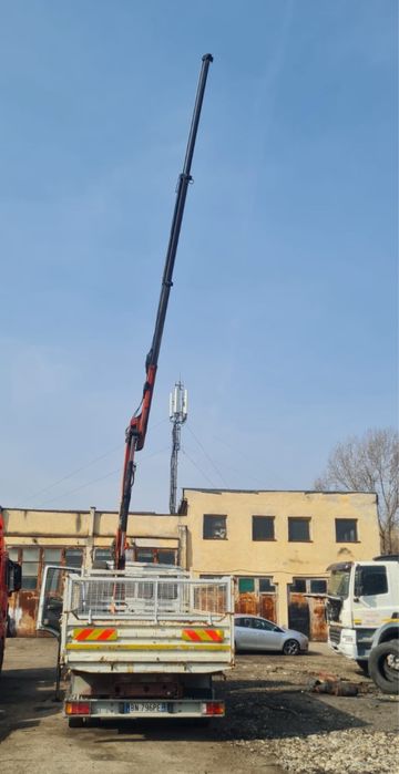 Iveco Eurocargo 7.5to basculabil trilateral cu macara 3to 68k km reali