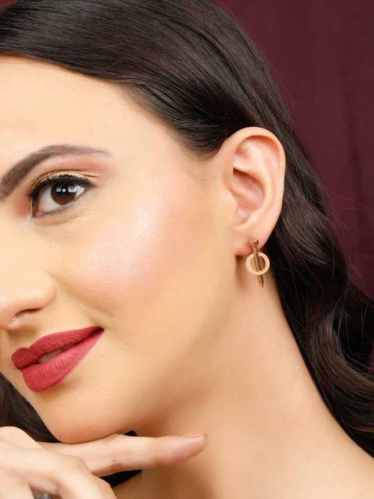 Комплект Гривна и Обеци Пирон Cartier- златни, сребърни, розово злато