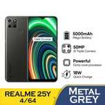 Telefon Realme C25y 128GB 4G dual SIM Gri ecran 6.5 inch Sigilat nou