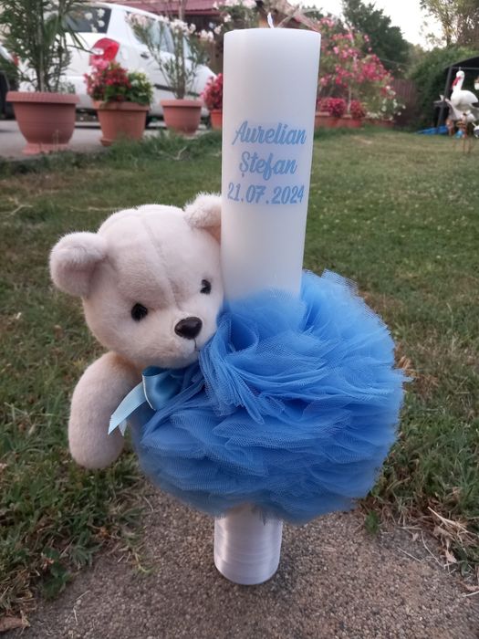 Lumânare botez personalizata
