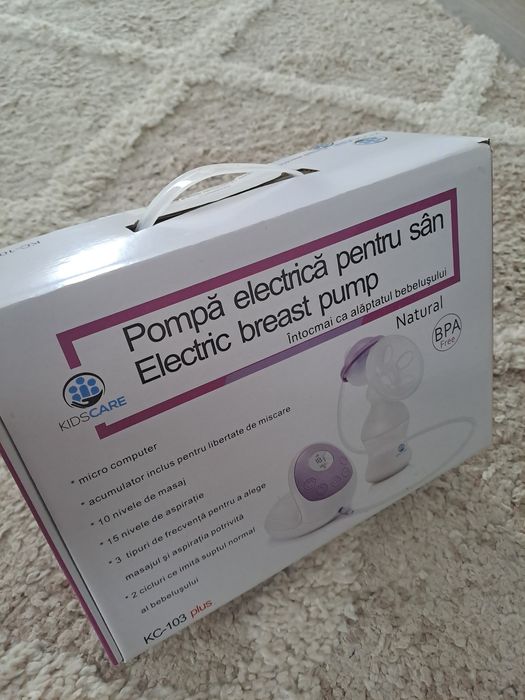 Pompă de sân electrică cu acumulator Kidscare